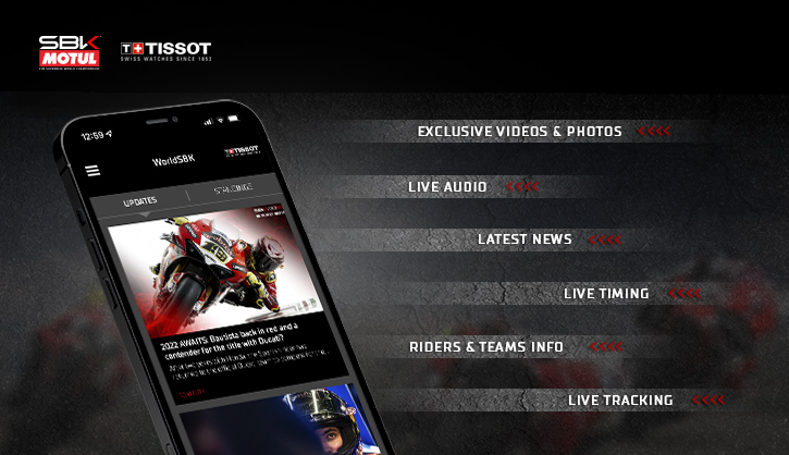The Official WorldSBK App is free